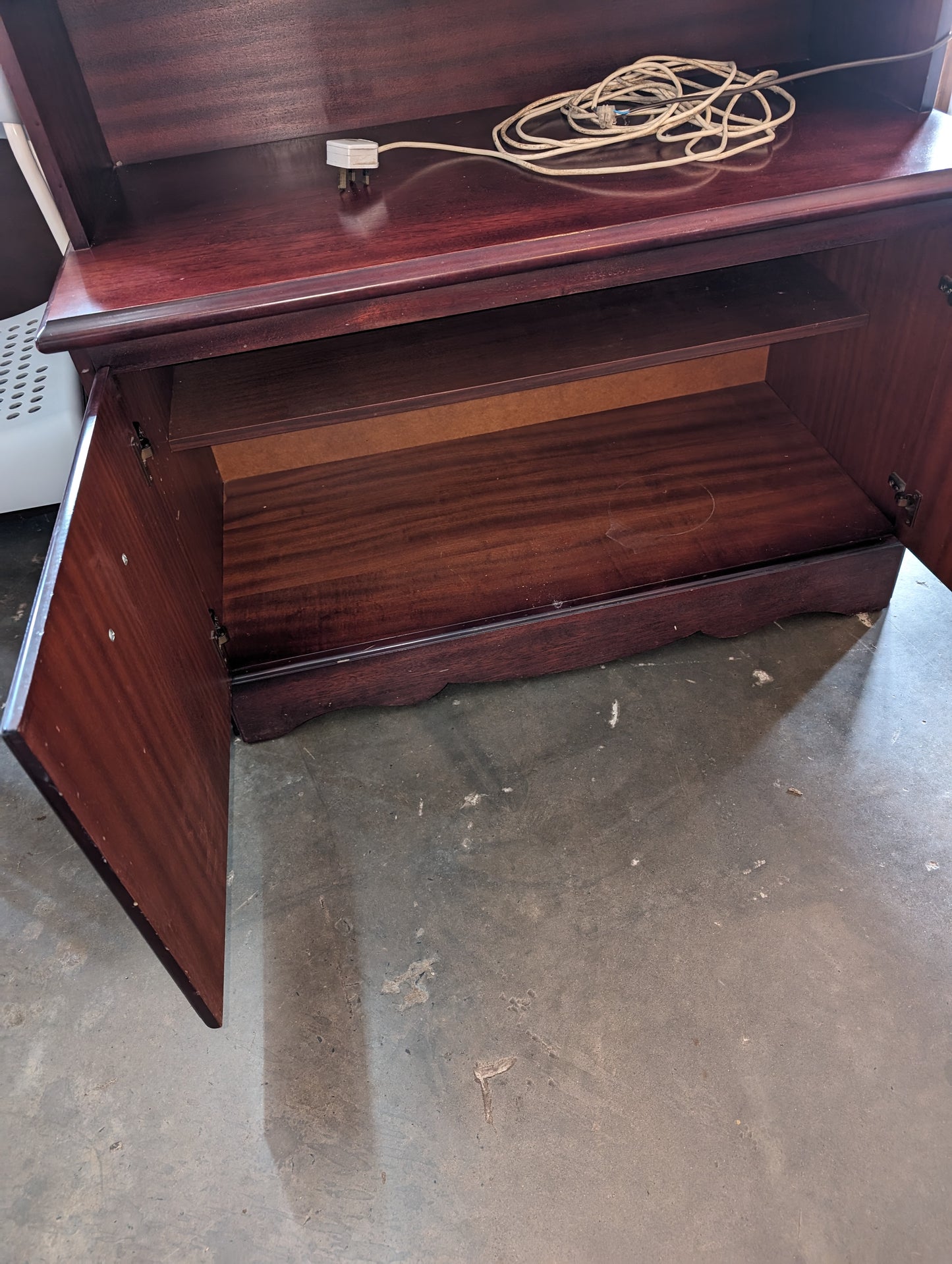 Large Mahogany Display Cabinet