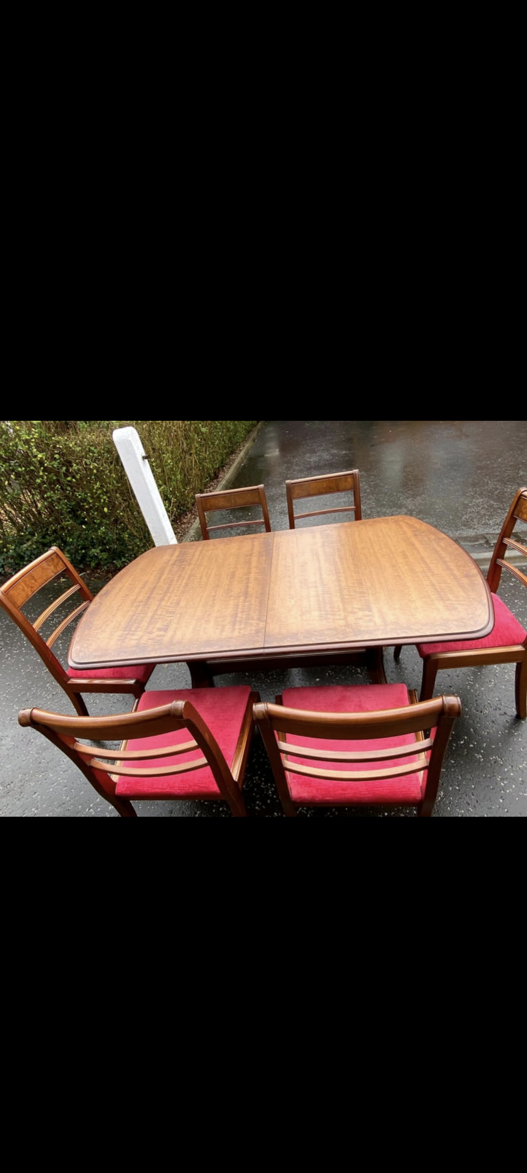 Oak Wood Table and Chairs