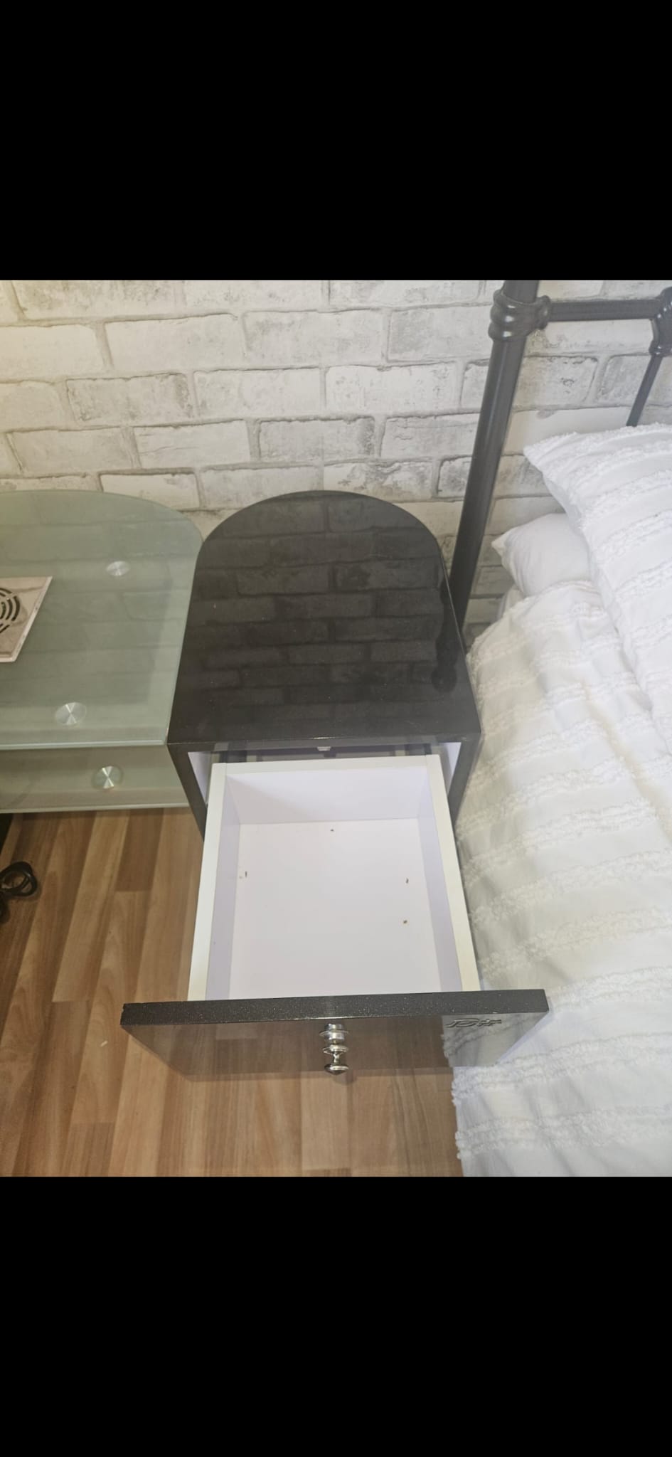 Black Manicure Table